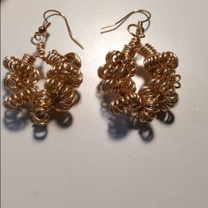 Gold earrings